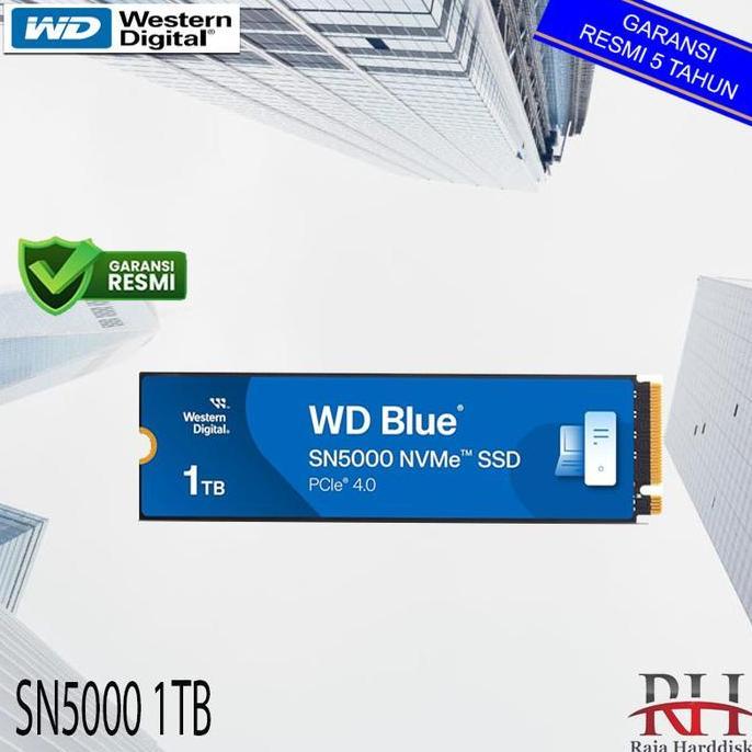 WD Blue SSD SN5000 1TB M.2 Pcie Gen4 Nvme 2280 1 TB