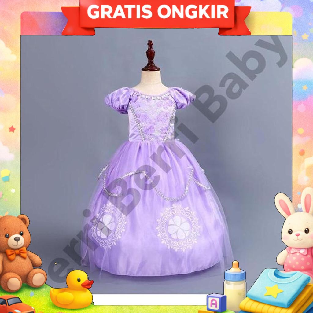 Kostum Sofia The First Sofia Dress / Gaun Sofia The First Costume Anak