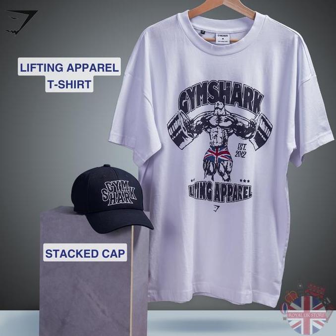 Sale Gymshark Men T-Shirt Collection Kaos Olahraga Pria *100% Original Uk*