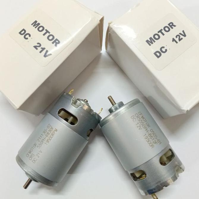 gandisoress - dinamo dc rs-550 motor pengganti bor cordless rs550  dc 12volt 21 volt dinamo bor bate