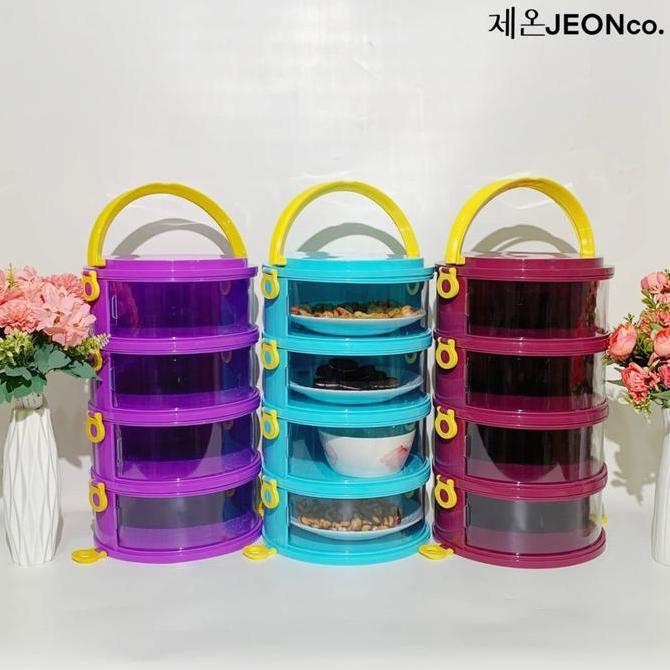 P_dalali - COD Tudung Saji 4 Susun Lebih Tebal FOOD GRADE Sudah Dirakit dan Siap Digunakan Praktis T