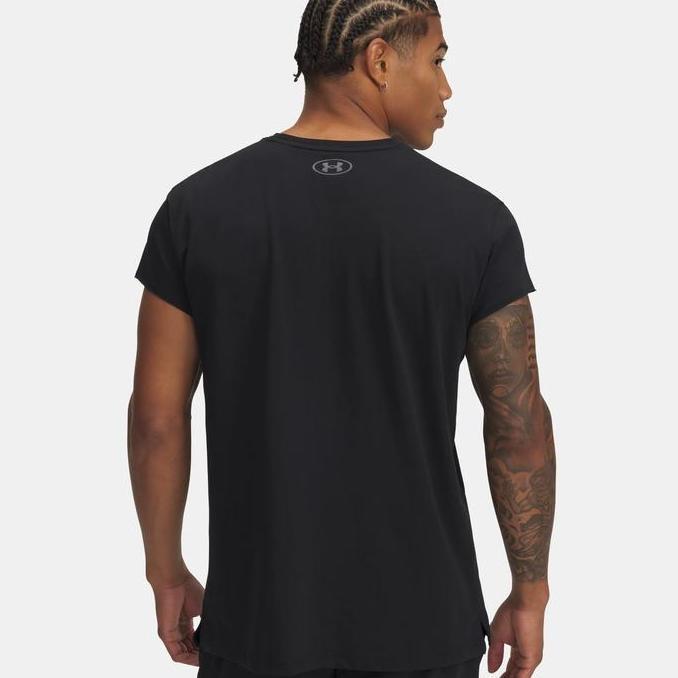 Promo Kaos Ua Project Rock Brahma Flame Sleeve T-Shirt
