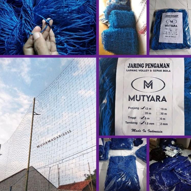 ORIGINAL JARING PENGHALANG JARING PENGAMAN LAPANGAN VOLI SEPAK BOLA