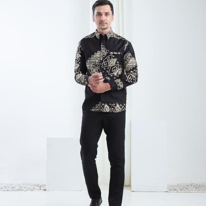 Arumi - Kemeja Batik Pria Viscose Slimfit | Outfit Kondangan Couple