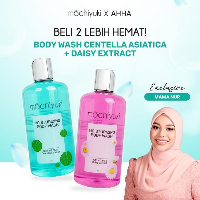 AHHA x MOCHIYUKI - BUNDLING 2 - Body Wash with VIT B5 (Centela Asiatica+Daisy Extrace)