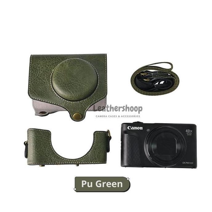 Leather Case Canon SX740 SX740HS