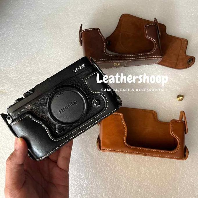 Halfcase Leather Fujifilm XE1 XE2 XE2S Body Cover