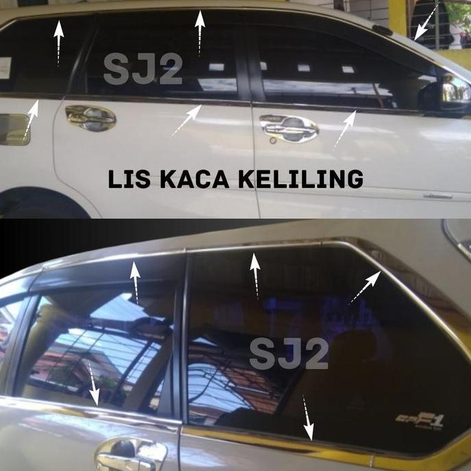 Promo lis kaca samping full keliling all new avanza xenia grand 2012 up Diskon