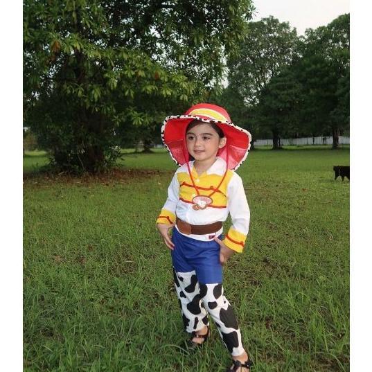 Terbaru Kostum Anak Toy Story Free Topi/ Kostum Koboi Woody Cowok / Baju Koboi Jessie Anak Bayi