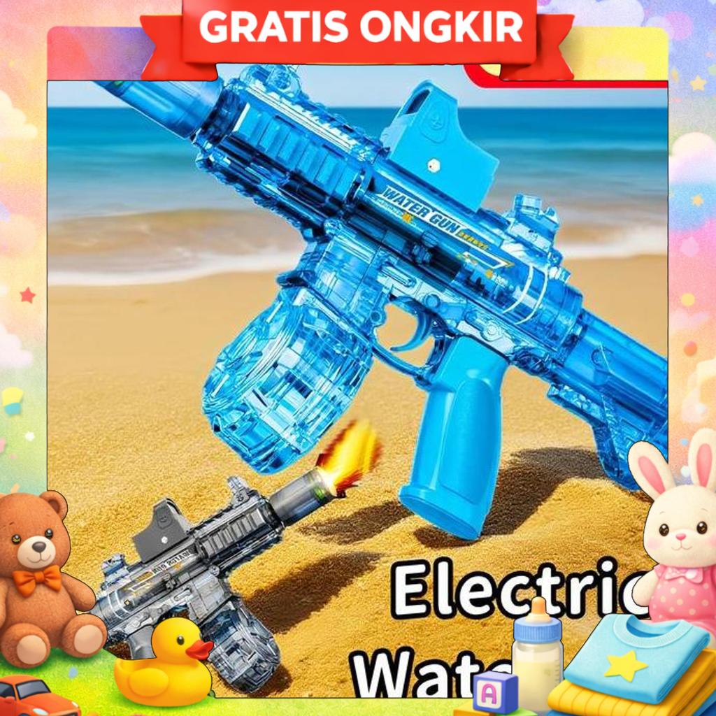 M416 Firelight Ice Mouse Flash Ledakan Senjata Air Listrik Mainan Anak-Anak Mainan Anak-Anak Senjata