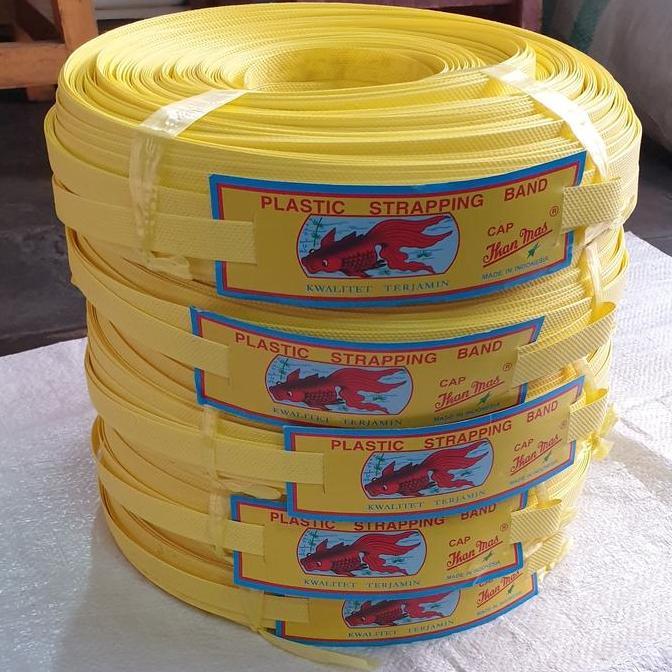 Tali Klam-Tali Packing-Tali Strapping Band 15mm merek Ikan Mas