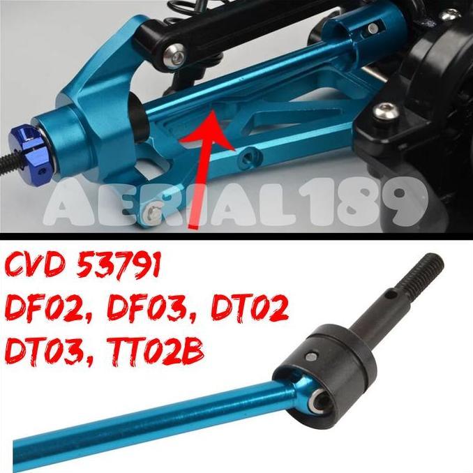 1Pcs Cvd 53791 Dogbone Axle Rc 1/10 Tamiya Df02, Df03 Dt02 Dt03 Tt02B Original