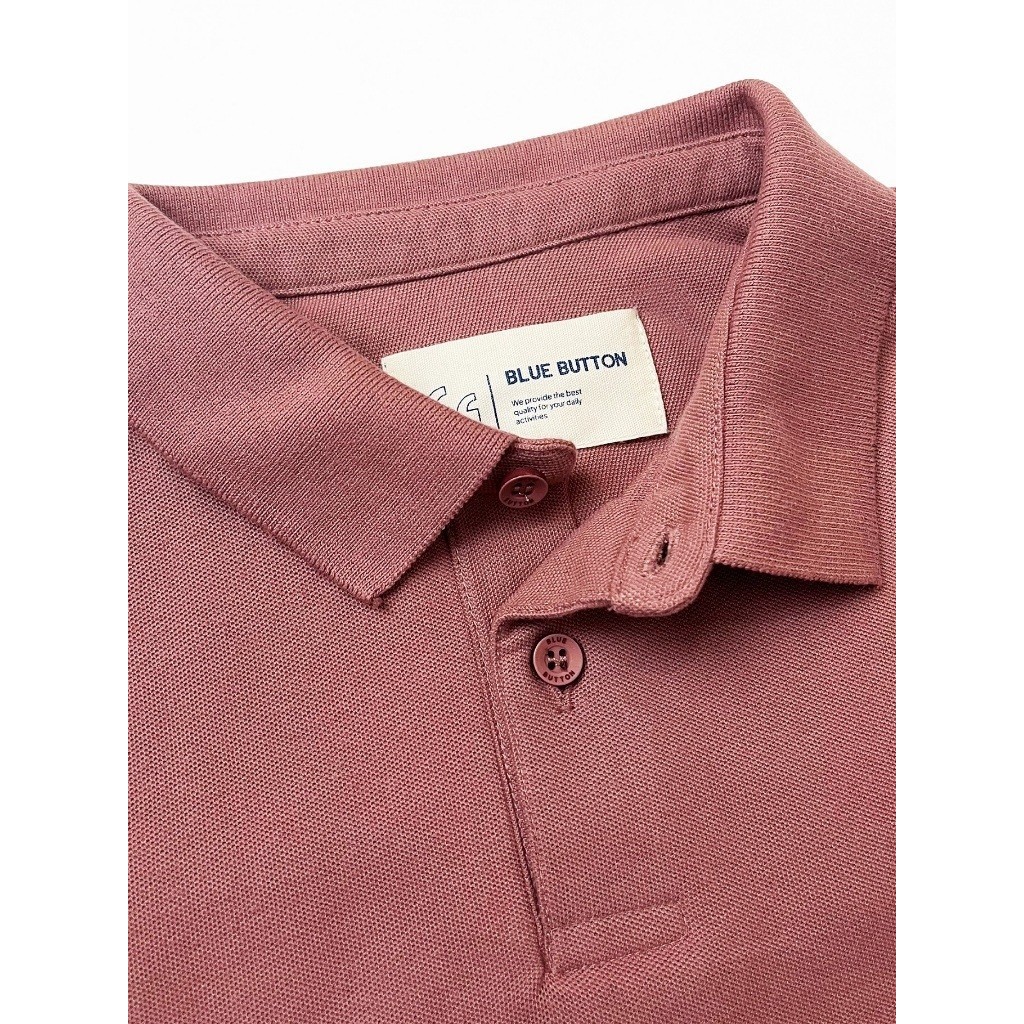 BlueButton Polo Shirt Dusty Rose