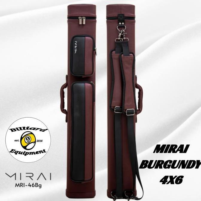 Mirai 4x6 - Burgundy | Tas Billiard | Cue Case Billiard