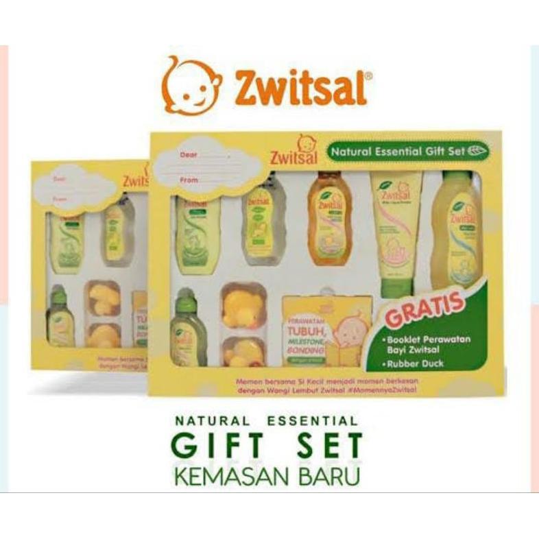 Berkualitas Zwitsal Essential Gift Set / Perlengkapan Mandi Bayi 1 Set Lengkap - Kado Sabun Bayi