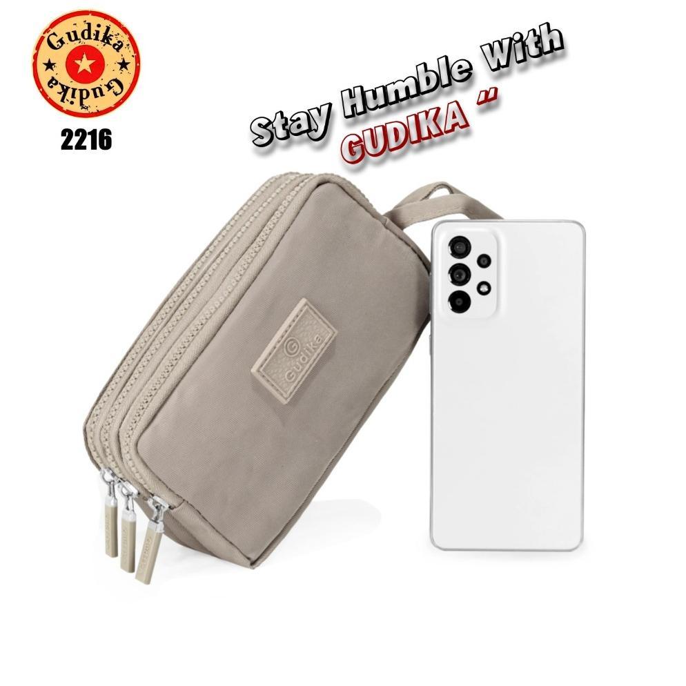 Dmpt- Phone Bag Gudika 2216 - Pouch 3 Resilting Bisa Muat Hp, Kunci & Uang - Dompet Hp - Dompet Uang
