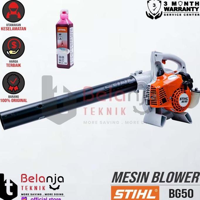 Terlaris Stihl Mesin Blower Tangan Bg 50 Peniup Angin Bensin Bg50 Hand Blower 27.2 Cc 13 Newton 700 