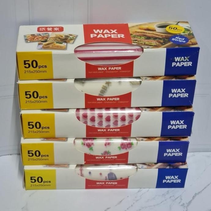 Bingbung- Wax Paper / Kertas Anti Minyak / Burger Paper / Sandwich Paper