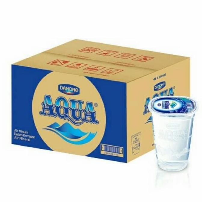 promo - aqua gelas 1 dus 48 pcs/ aqua air mineral