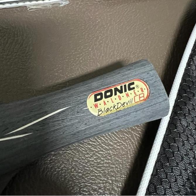 Raket Tenis Meja Donic Black Devil Kombinasi Karet Set