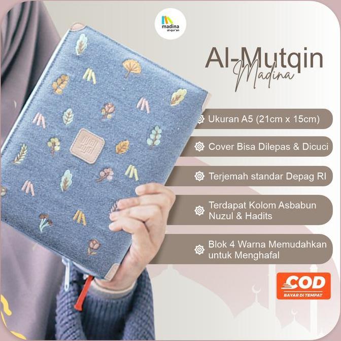 Al Quran/Alquran Hafalan Terjemah Tajwid Madinah Ustmani Resleting A5