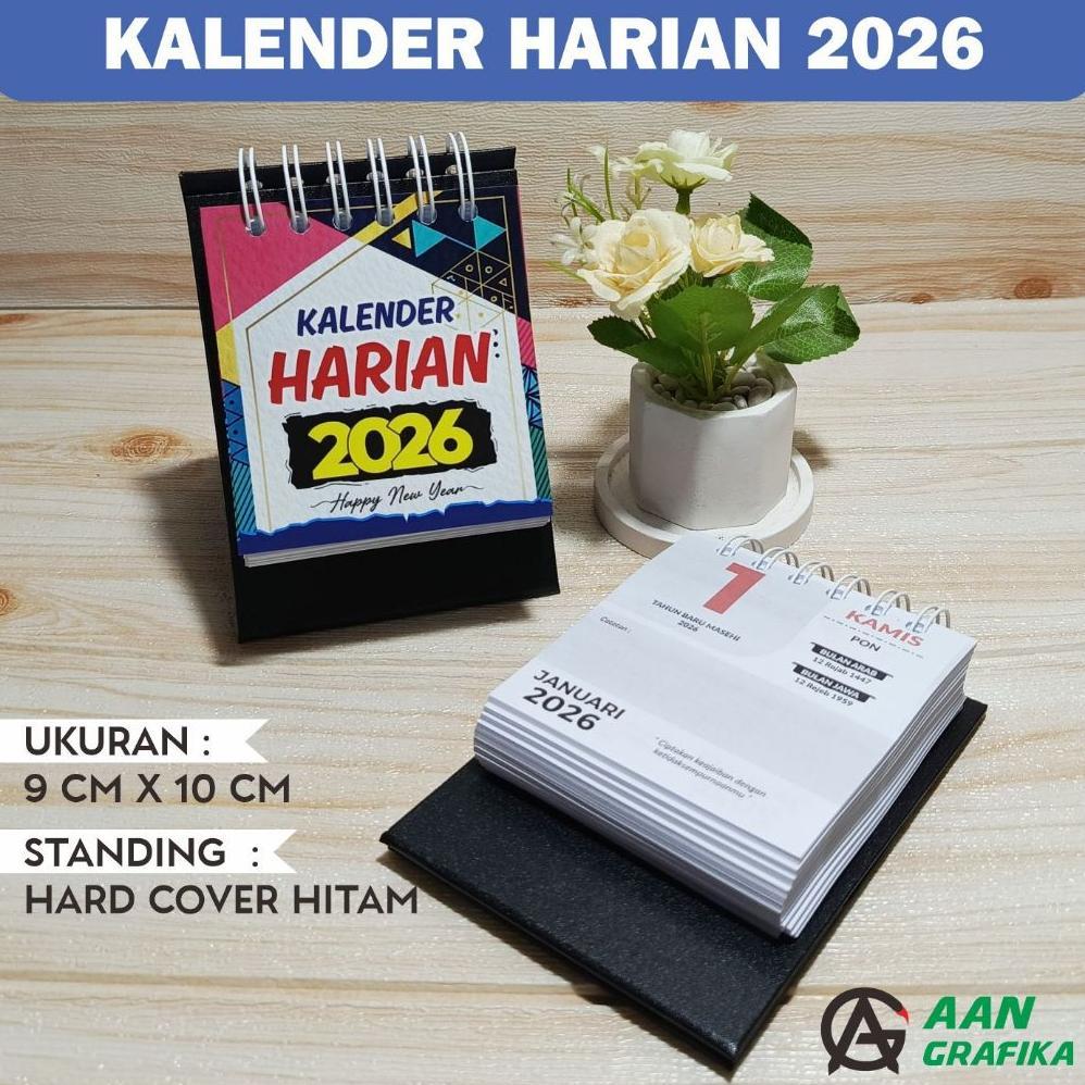 READY Kalender Harian 2026 | Kalender Harian Murah Komplit 2026