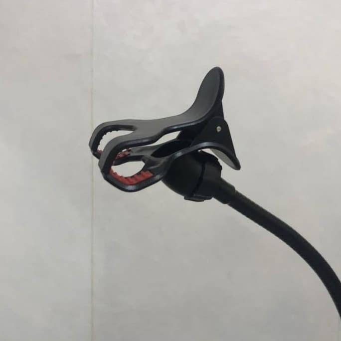 Stand Microphone Plus Holder Hp Stand Mic Berdiri