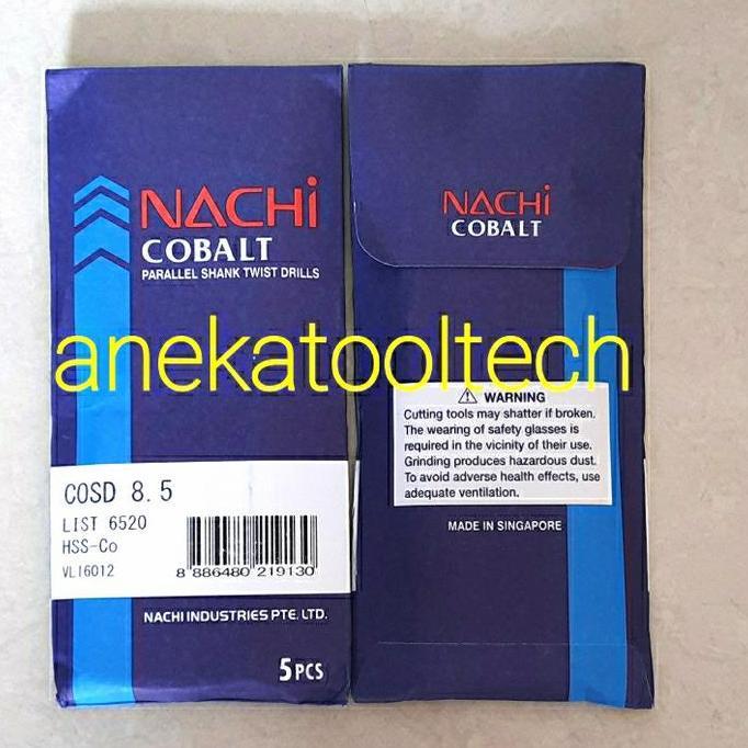 NACHI HSS-CO MATA BOR M8,5 | Mata bor NACHI 8,5mm COBALT