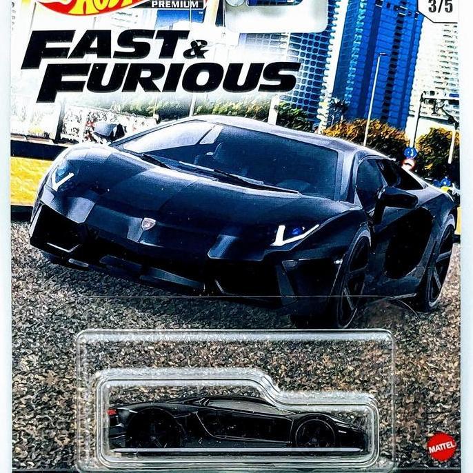 Hot Wheels Premium Lamborghini Aventador Coupe Euro Fast & Furious
