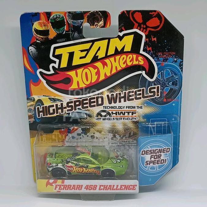 2012 Ferrari 458 Challenge Team Hot Wheels HWTF (High Speed Wheels)