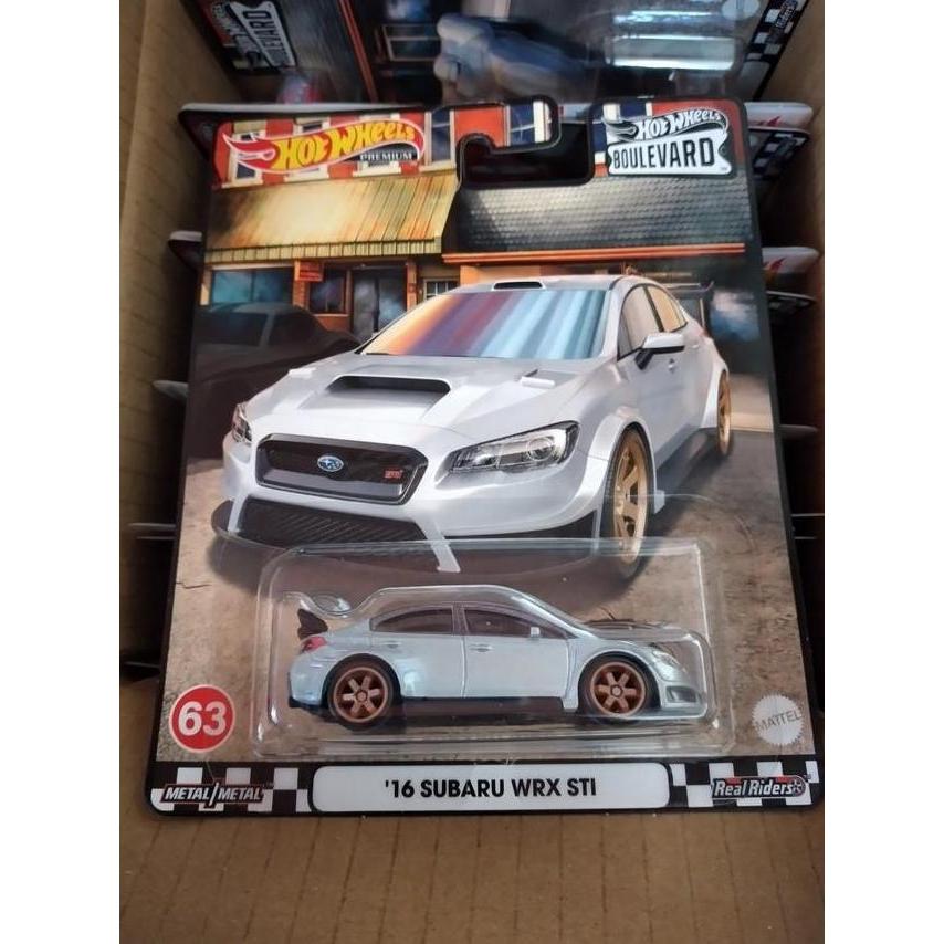 Hot Wheels 16 Subaru WRX STI Silver Boulevard N 2022