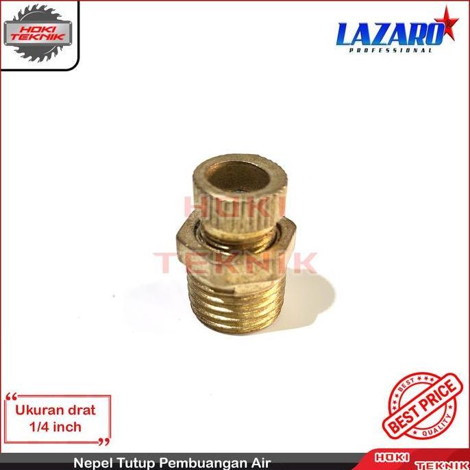 Serbaledeng- Nepel Tutup Pembuangan Air Tabung Tangki Kompresor Angin