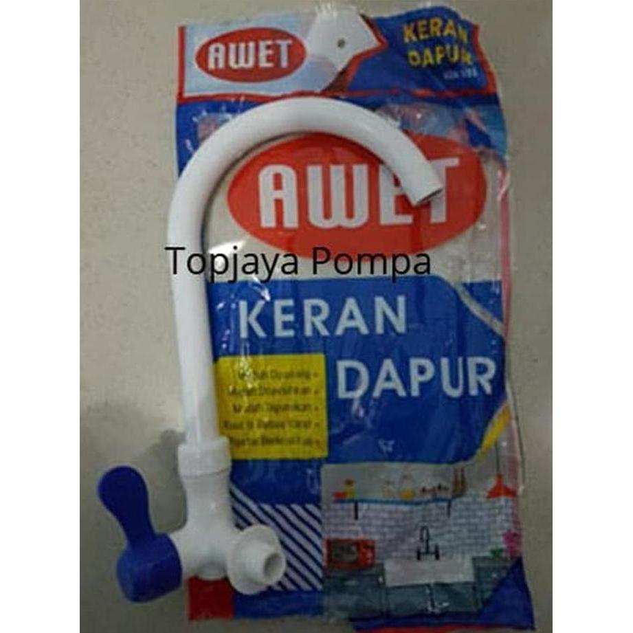Serbaledeng- Kran Cuci Piring Plastik Pe 1/2" Anti Karat , Sangat Awet