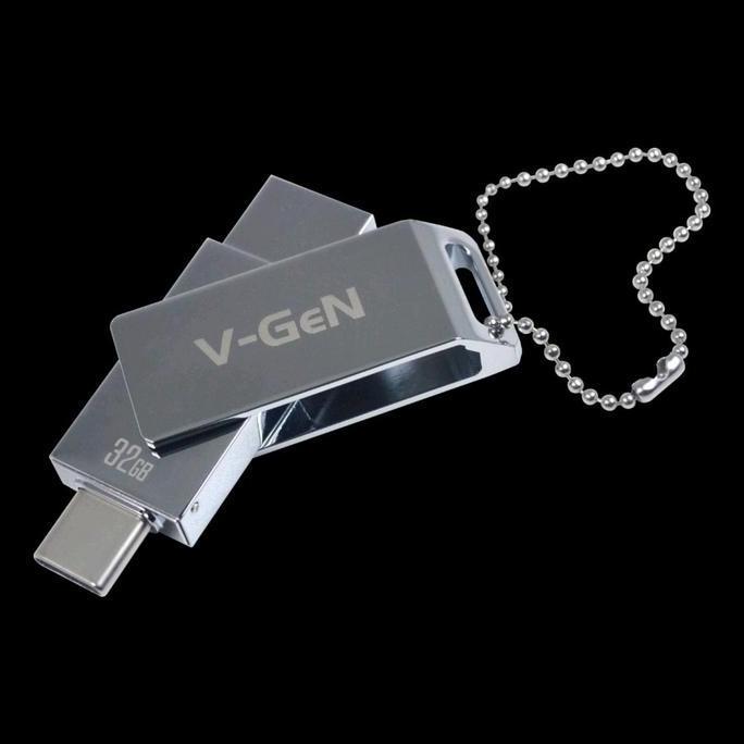flashdisk 32gb + otg type c vgen / flashdisk + otg type c 32gb vgen / flashdisk v-gen 32gb + otg typ
