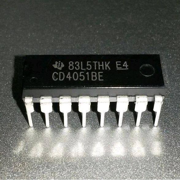 CD4051 CD4051BE CD 4051 DIP-16 analog MUX/DEMUX