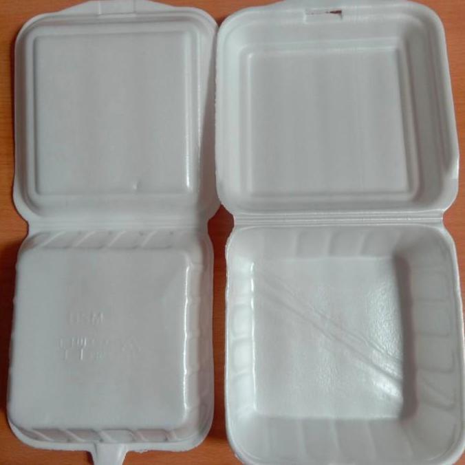 Bestone- styrofoam box nasi kotak /styrofoam nasi gabus 100pc