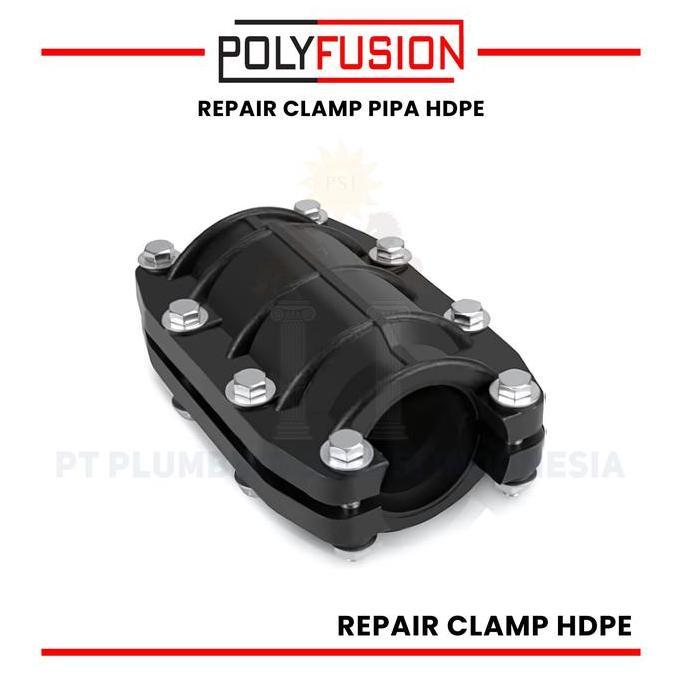 Polyfusion Repair Clamp HDPE 3 Inch 90 mm - HDPE Pipe Repair