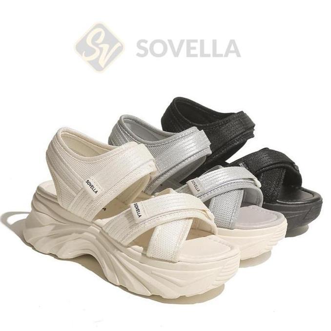 SOVELLA Kazumi Sandal Wanita Platform Tali