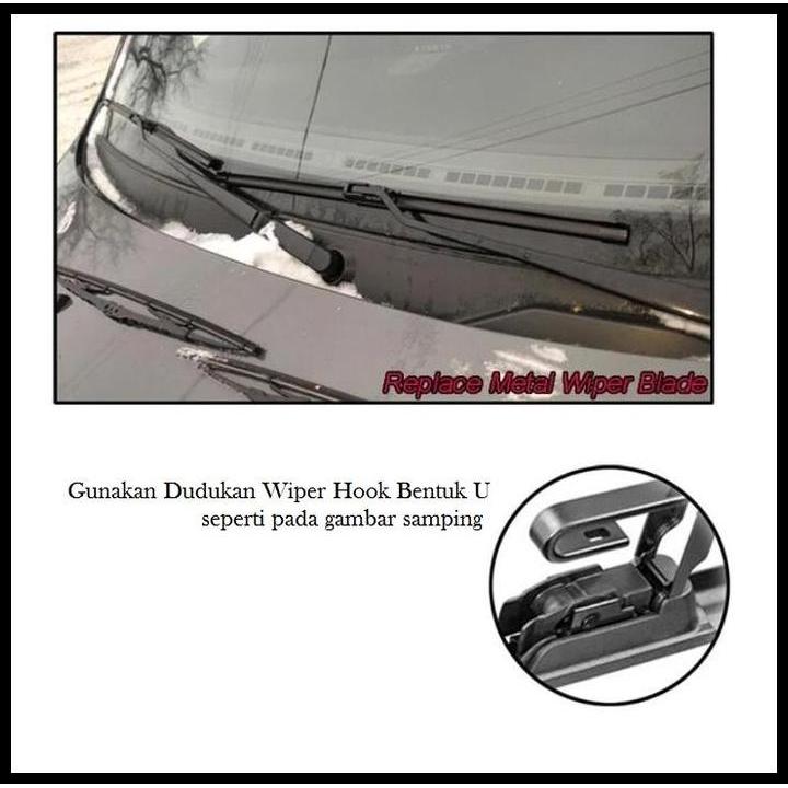 TERMURAH WIPER FRAMELESS KACA MOBIL SUZUKI APV 2004 2005 2006 2007