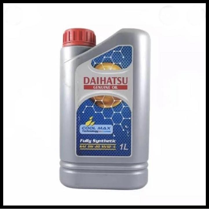 TERBARU OLI DAIHATSU FULL SYNTETIC 0W 20 ORIGINAL DAIHATSU KEMASAN: 1 LITER