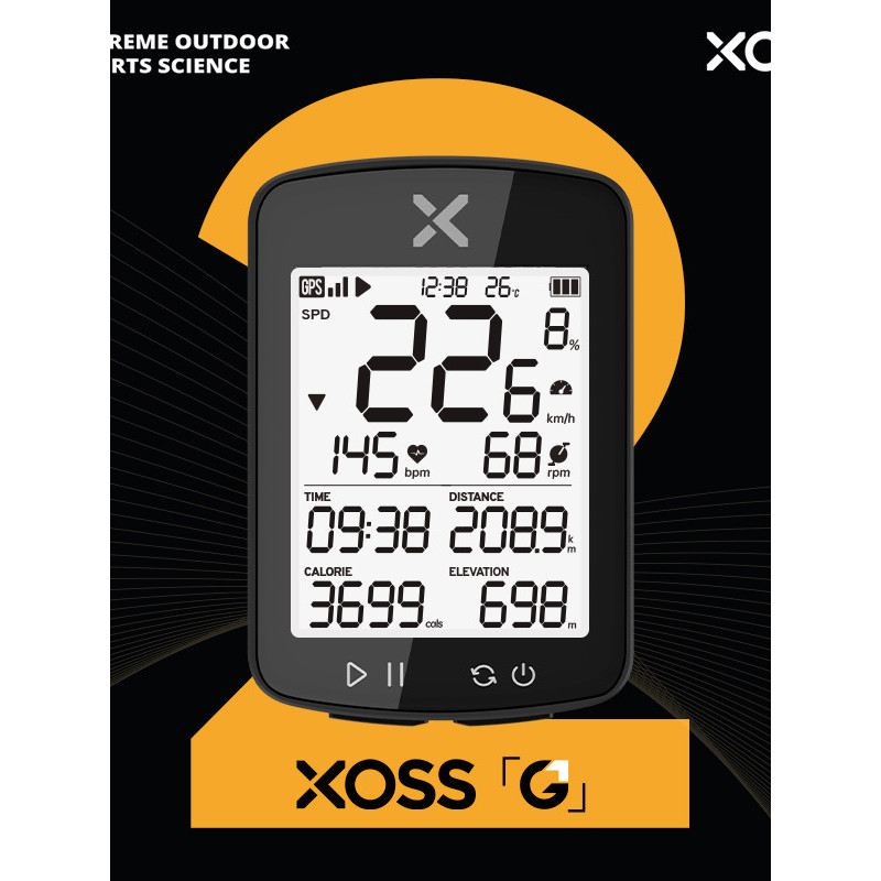 XOSS G2/G2 Plus Bike Computer Wireless GPS Cycling Speedometer Roadbike MTB Waterproof ANT+ Cadence 