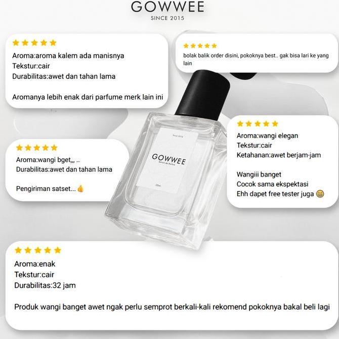 Barufasayah - Gowwee Velvet Blue Parfum Fresh Citrus Dan Woody Parfum Pria Terbaik Ketahanan 8-12 Ja