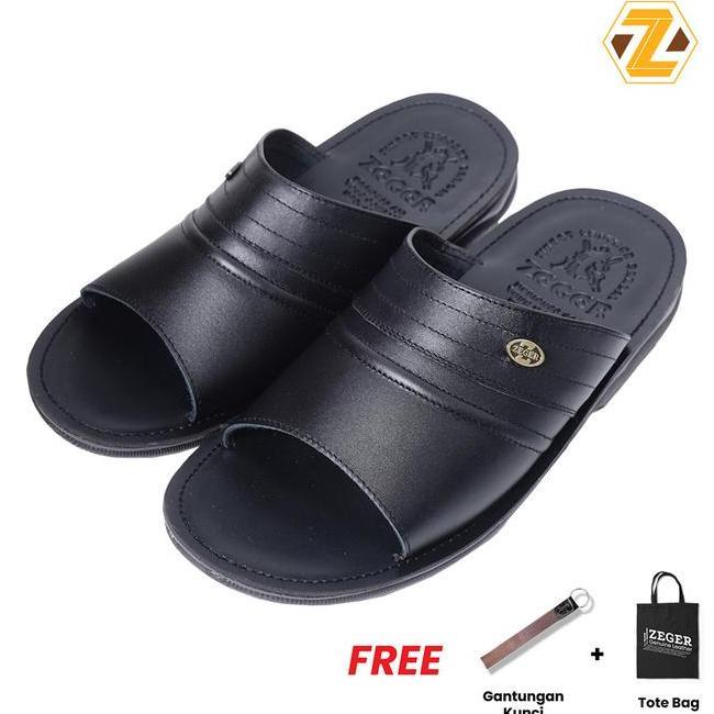 Zeger Sandal Kulit Pria P 323
