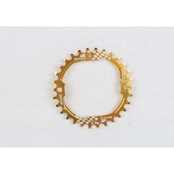 Snail Chainring 30T Bcd 104 Round Chain Ring Crank Sepeda Narrow Wide