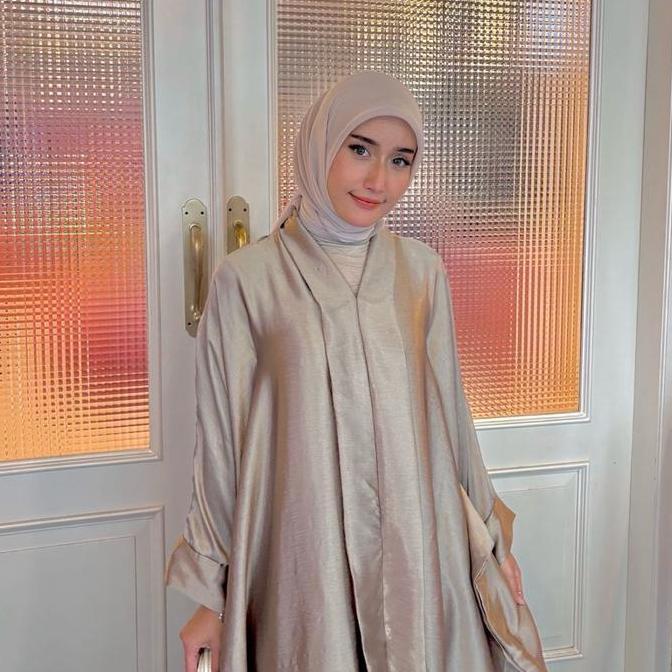 GILDA KAFTAN - credenza silk kaftan cantik mewah baju lebaran 2025