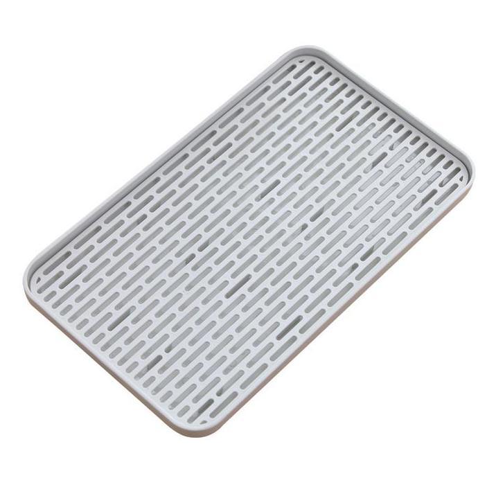 Nampan/Draining Board Tatakan Gelas dan Alat Makan alas cuci walnut tahan lama random piring