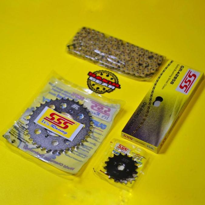 Seniordugem27 - Gear Set Rantai Sss Rx King Rxs 428 415 Original