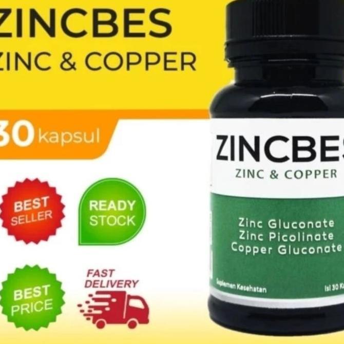 ZINCBES Zinc&Copper Isi 30 Kapsul Promo