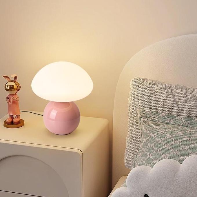 lampu meja jamur lampu tidur dimmer lampu kamar lampu led use cas
