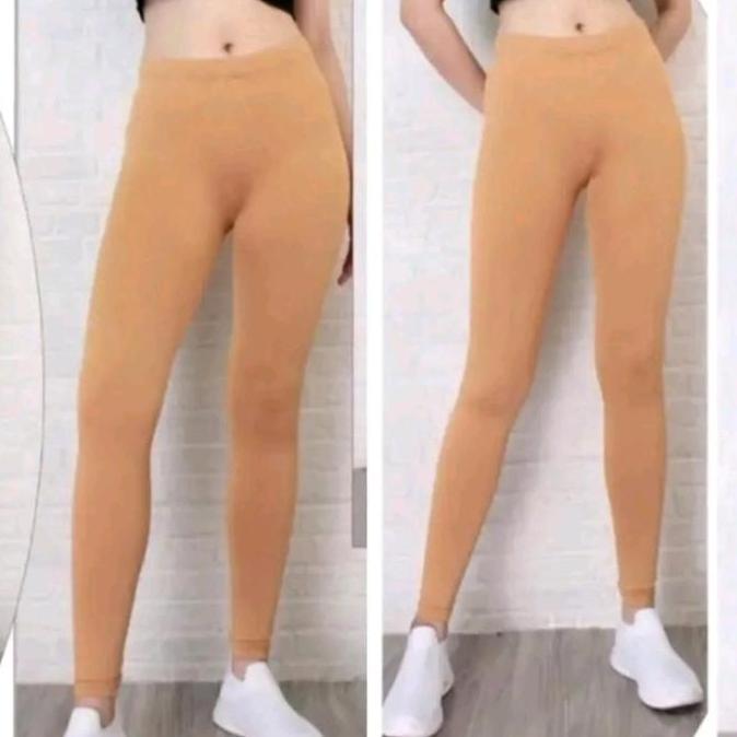 Yurima- Paket 2Pcs Lagging Spandex-Lagging Panjang Wanita Dewasa-Lagging Polos Wanita Celana Legging